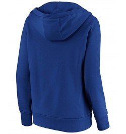 Plus Size Royal Texas Rangers Core High Class Crossover Pullover Hoodie Royal $43.99 Sweatshirts