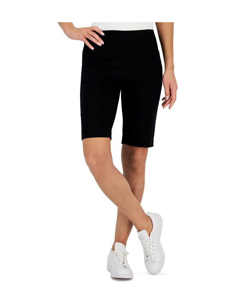 Women's Pull-on Bermuda Shorts Black $16.33 Shorts