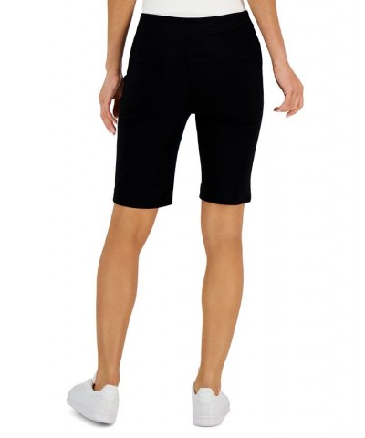 Women's Pull-on Bermuda Shorts Black $16.33 Shorts