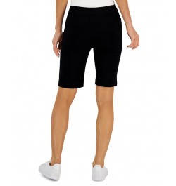 Women's Pull-on Bermuda Shorts Black $16.33 Shorts