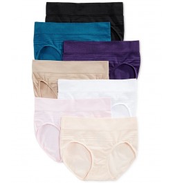 Warners No Pinching No Problems Dig-Free Comfort Waist Smooth and Seamless Hipster RU0501P Pink $8.42 Panty