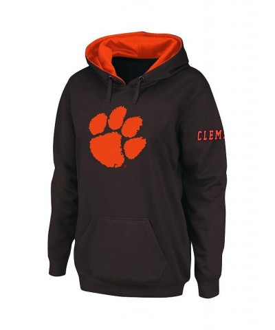 Women's Charcoal Clemson Tigers Big Logo Pullover Sweatshirt Charcoal $25.20 Sweatshirts