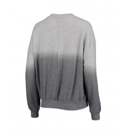 Women's Charcoal and Gray Texas Longhorns Slow Fade Hacci Ombre Pullover Sweatshirt Charcoal, Gray $38.49 Sweatshirts