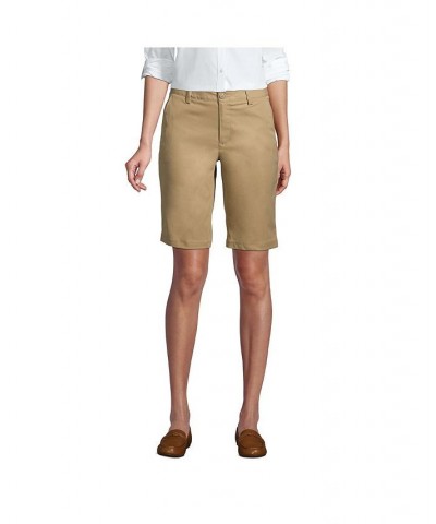 School Uniform Women's Active Chino Shorts Tan/Beige $24.58 Shorts