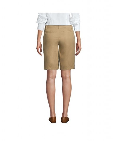 School Uniform Women's Active Chino Shorts Tan/Beige $24.58 Shorts