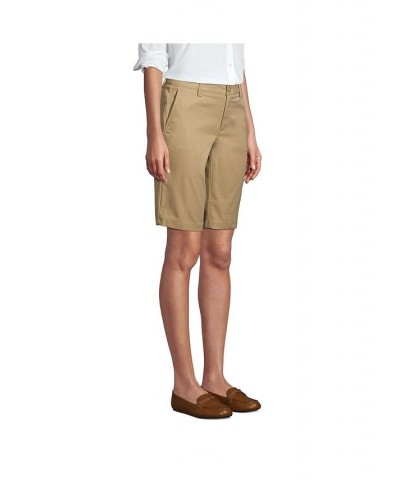 School Uniform Women's Active Chino Shorts Tan/Beige $24.58 Shorts