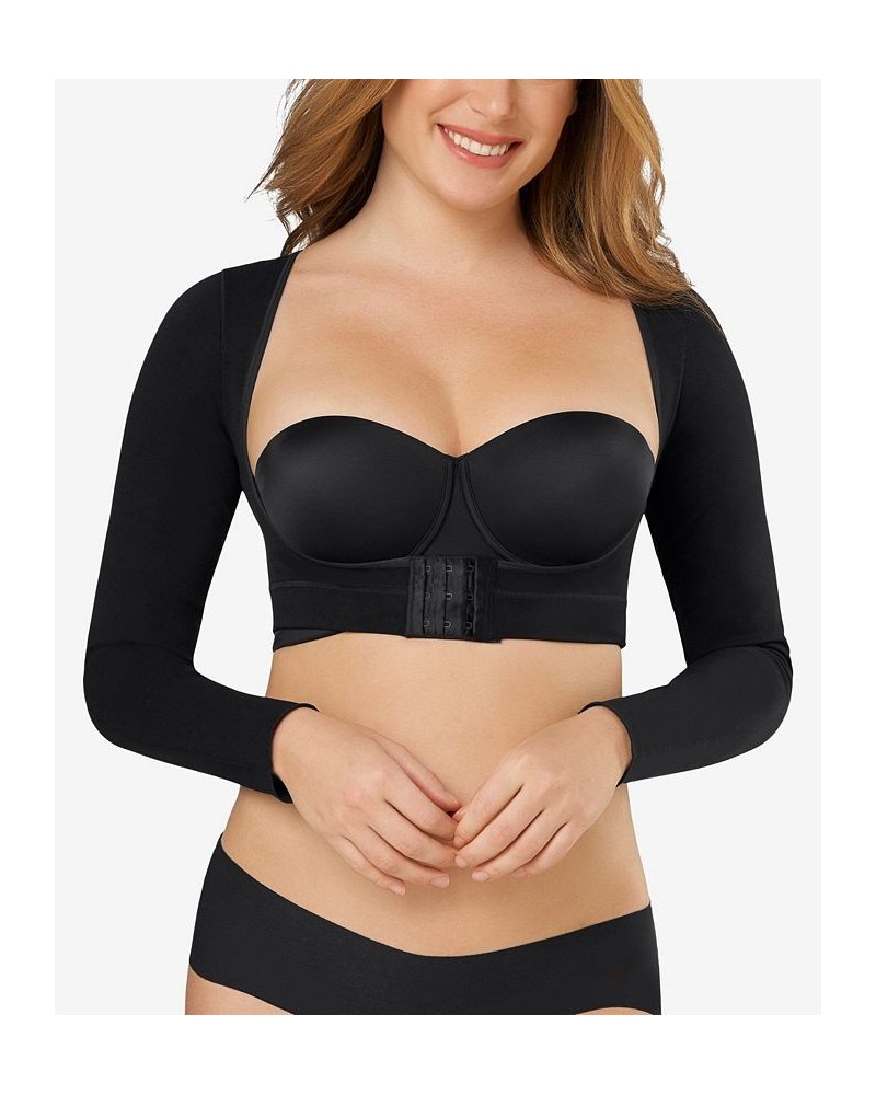 Long Sleeve Arm Shaper Vest Black $25.30 Shapewear