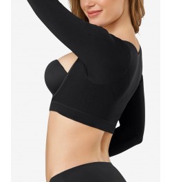 Long Sleeve Arm Shaper Vest Black $25.30 Shapewear