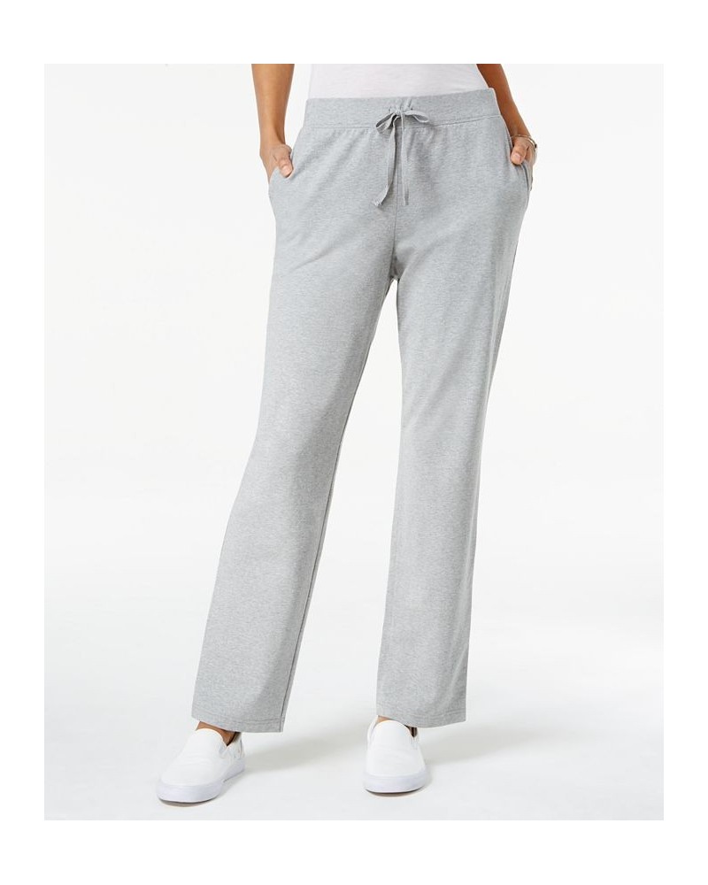 Plus Size Big Sur Sweatshirt & Knit Drawstring Pants Gray $10.79 Pants