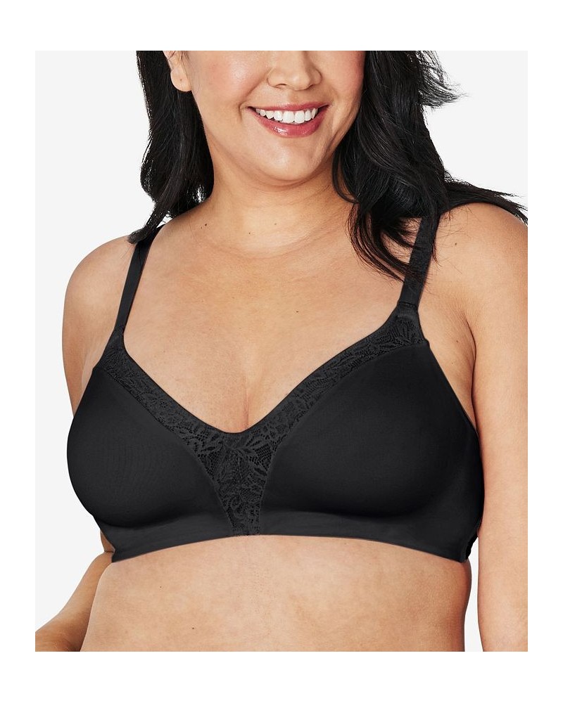 Secrets Women's Ultra-Soft ComfortFlex Fit Convertible Wirefree Bra US4832 Black $15.95 Bras