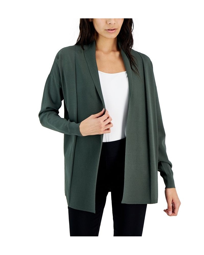 Women's Open-Front Cardigan Green $22.38 Sweaters