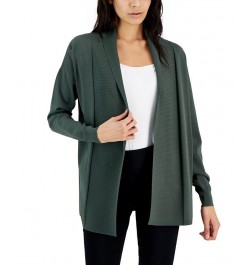 Women's Open-Front Cardigan Green $22.38 Sweaters