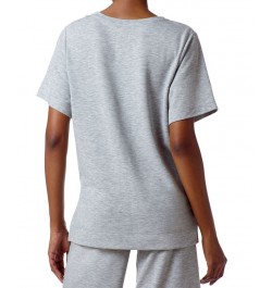 WeareverUR Short Sleeve Sleep T-Shirt Gray $14.40 Sleepwear