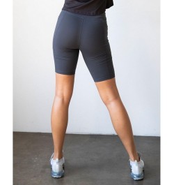 Making Moves Pocket Biker Shorts 8.5" for Women Gray $35.10 Shorts