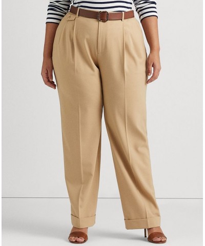 Plus Size High-Rise Pants Birch Tan $92.25 Pants