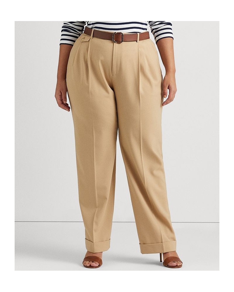 Plus Size High-Rise Pants Birch Tan $92.25 Pants