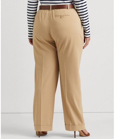 Plus Size High-Rise Pants Birch Tan $92.25 Pants