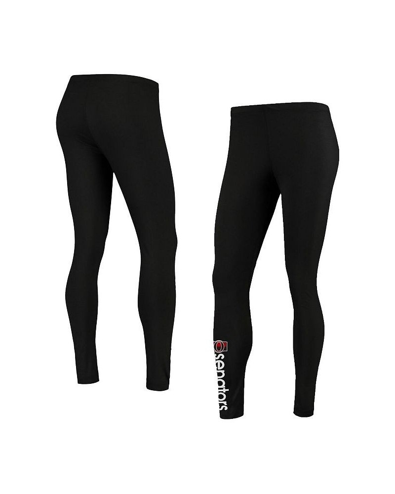 Women's Black Ottawa Senators Post Season Legging Black $20.79 Pants