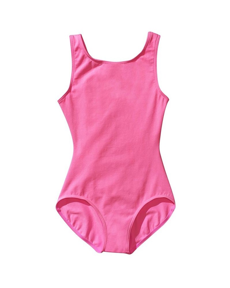 High-Neck Tank Leotard Candy Pink $19.38 Tops