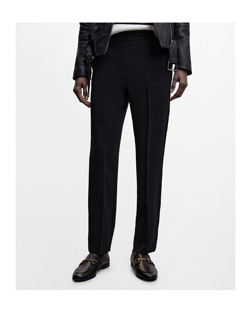 Women's Flowy Suit Pants Black $36.39 Pants