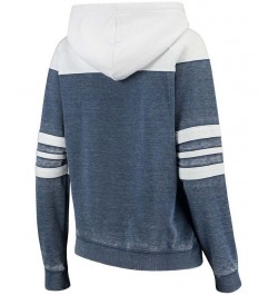 Women's Navy and White Penn State Nittany Lions Blitz Sleeve Striped Blocked Raglan Hoodie Navy, White $40.27 Sweatshirts