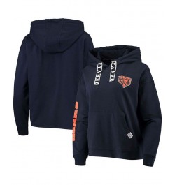 Women's Navy Chicago Bears Staci Pullover Hoodie Navy $36.00 Sweatshirts