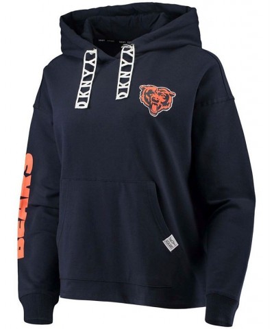 Women's Navy Chicago Bears Staci Pullover Hoodie Navy $36.00 Sweatshirts