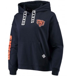 Women's Navy Chicago Bears Staci Pullover Hoodie Navy $36.00 Sweatshirts