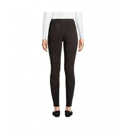 Women's Tall Sport Knit High Rise Corduroy Leggings Black $29.59 Pants