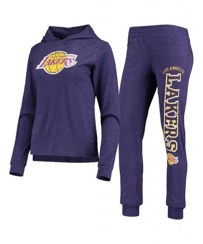 Women's Purple Los Angeles Lakers Hoodie and Pants Sleep Set Purple $39.10 Pajama