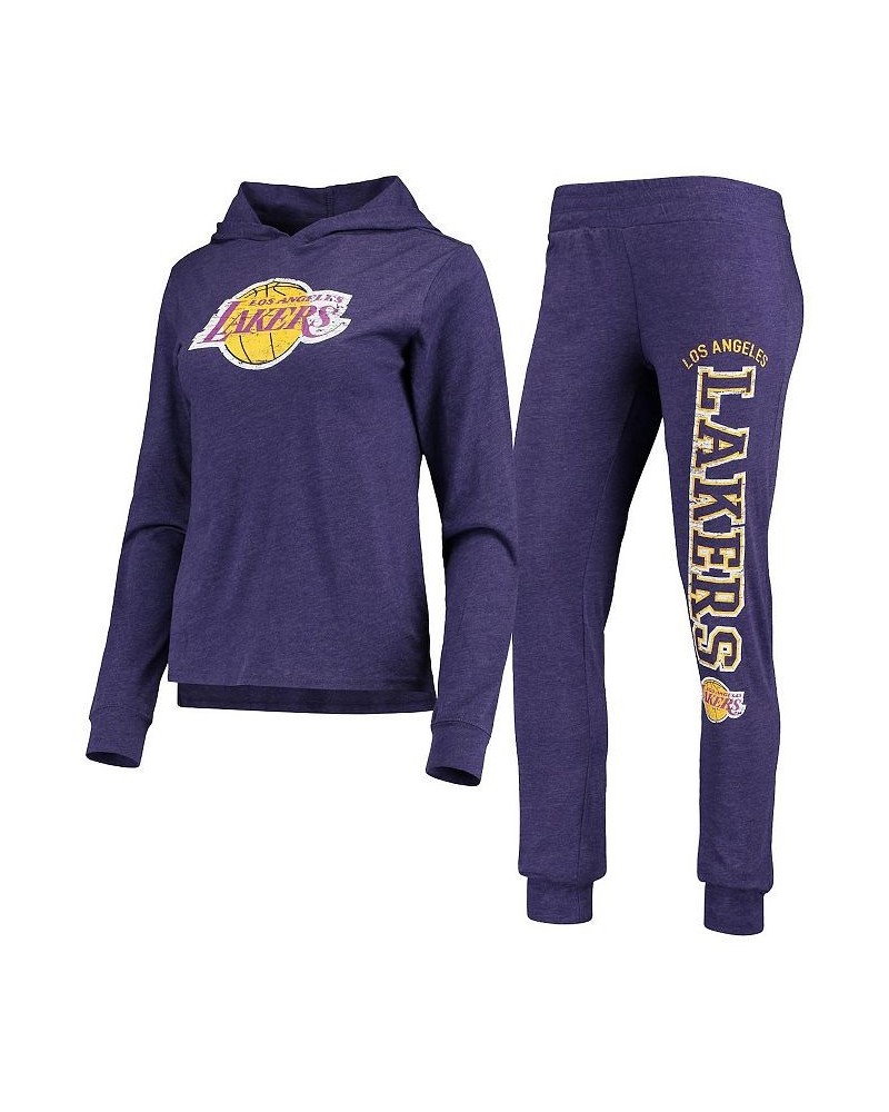 Women's Purple Los Angeles Lakers Hoodie and Pants Sleep Set Purple $39.10 Pajama