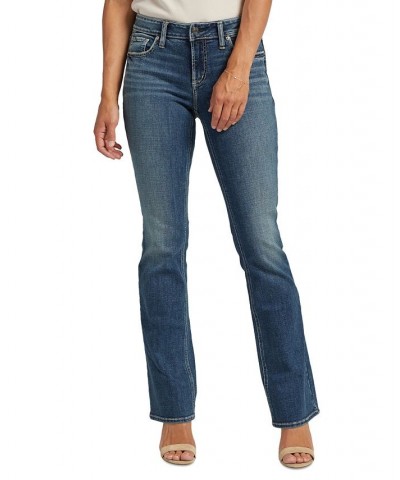 Women's Elyse Mid-Rise Slim Bootcut Jeans Indigo $49.68 Jeans