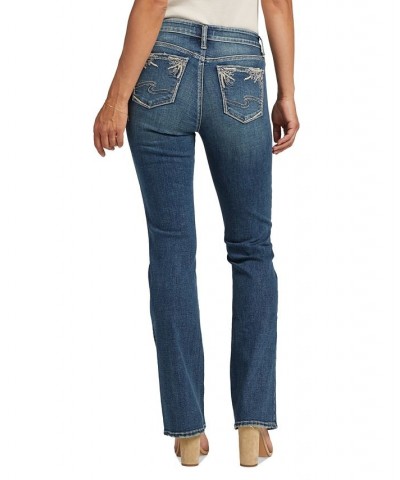 Women's Elyse Mid-Rise Slim Bootcut Jeans Indigo $49.68 Jeans