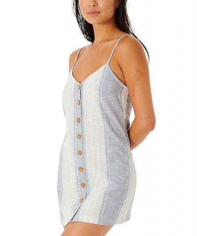 Juniors' Classic Surf Striped Dress Blue $25.98 Dresses