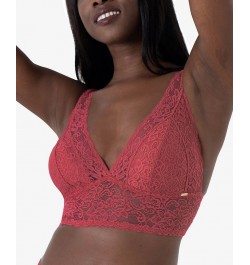 Women's Lana Light Padded 2 Piece Bralette Set Red, Black $14.48 Bras