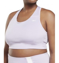 Plus Size Running Essentials High Impact Sports Bra Purple $13.33 Bras