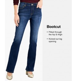 Women's Curvy-Fit Bootcut Jeans in Regular and Long Lengths Marine $12.00 Jeans