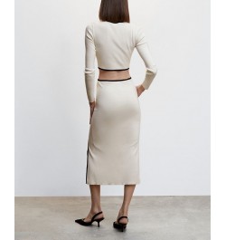 Women's Openings Knitted Dress Tan/Beige $53.90 Dresses