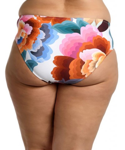 Plus Size Floral Rhythm Hipster Bikini Bottoms Floral Multi $34.79 Swimsuits