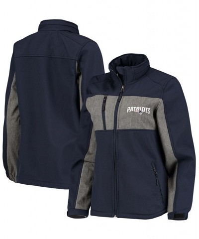 Women's Navy New England Patriots Zephyr Softshell Full-Zip Jacket Navy $35.20 Jackets