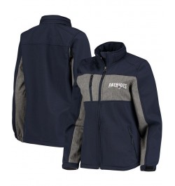 Women's Navy New England Patriots Zephyr Softshell Full-Zip Jacket Navy $35.20 Jackets