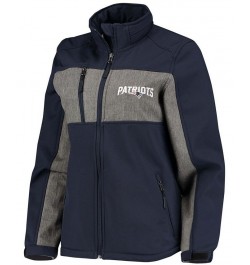 Women's Navy New England Patriots Zephyr Softshell Full-Zip Jacket Navy $35.20 Jackets