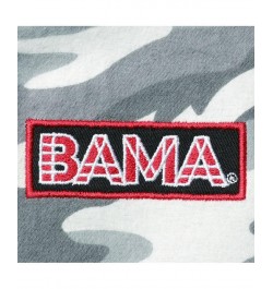 Women's Gray Alabama Crimson Tide Camo Flannel Button-Up Long Sleeve Shirt Gray $42.63 Tops