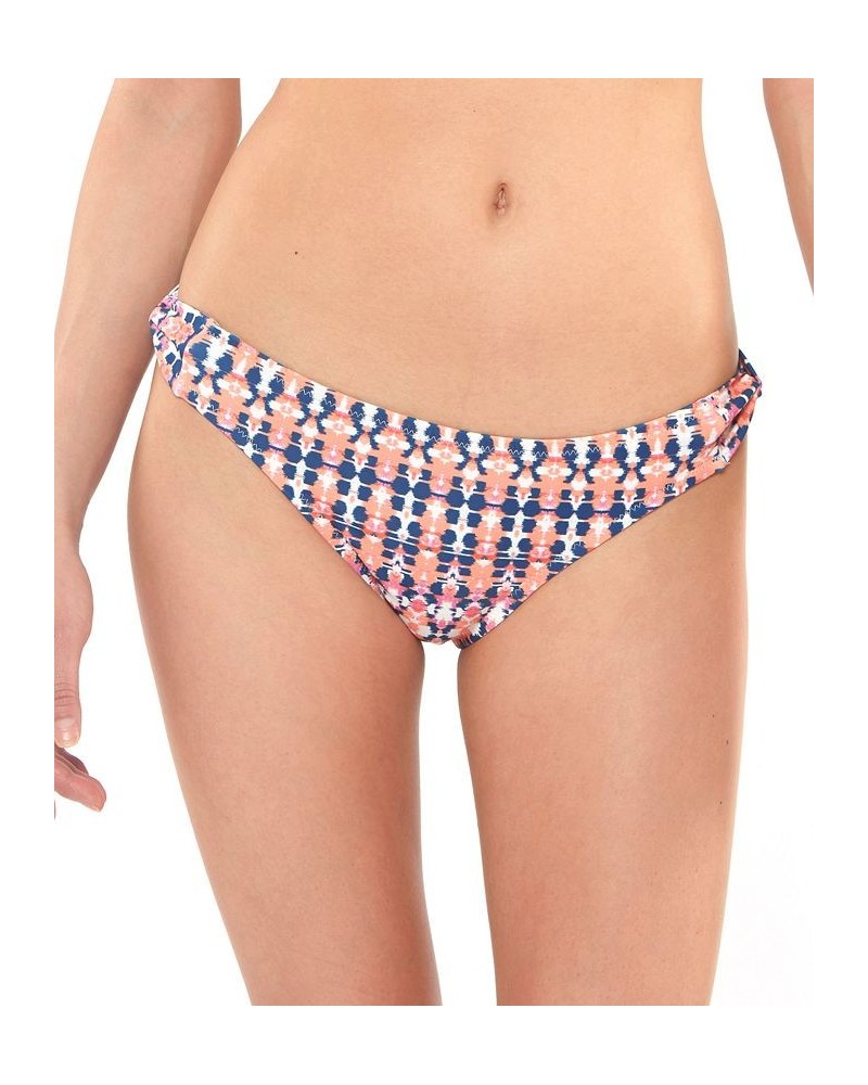 Laguna Beach Twisted Tab Hipster Bikini Bottom Blue/Pink $19.93 Swimsuits