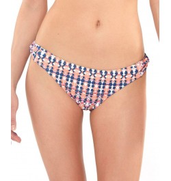 Laguna Beach Twisted Tab Hipster Bikini Bottom Blue/Pink $19.93 Swimsuits