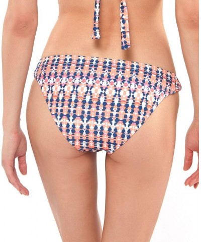 Laguna Beach Twisted Tab Hipster Bikini Bottom Blue/Pink $19.93 Swimsuits