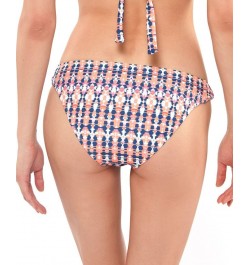 Laguna Beach Twisted Tab Hipster Bikini Bottom Blue/Pink $19.93 Swimsuits