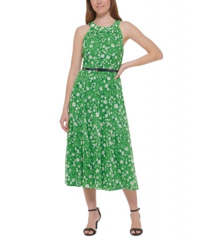 Women's Windblown Daisy Midi Dress New Leaf Multi $47.26 Dresses
