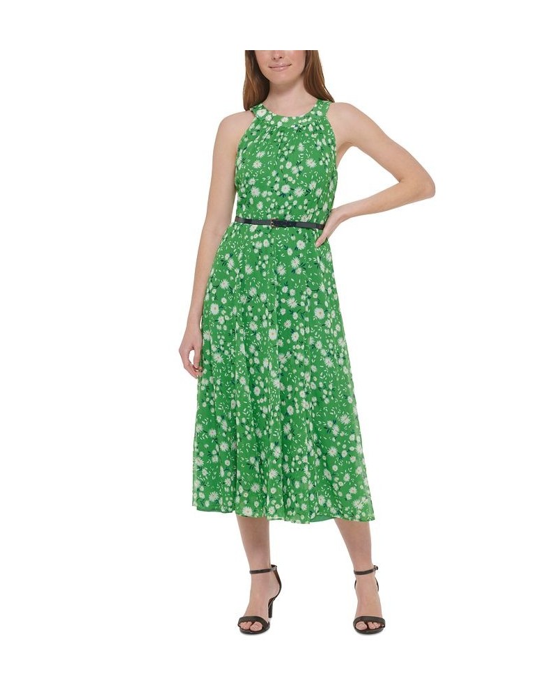 Women's Windblown Daisy Midi Dress New Leaf Multi $47.26 Dresses