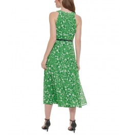 Women's Windblown Daisy Midi Dress New Leaf Multi $47.26 Dresses